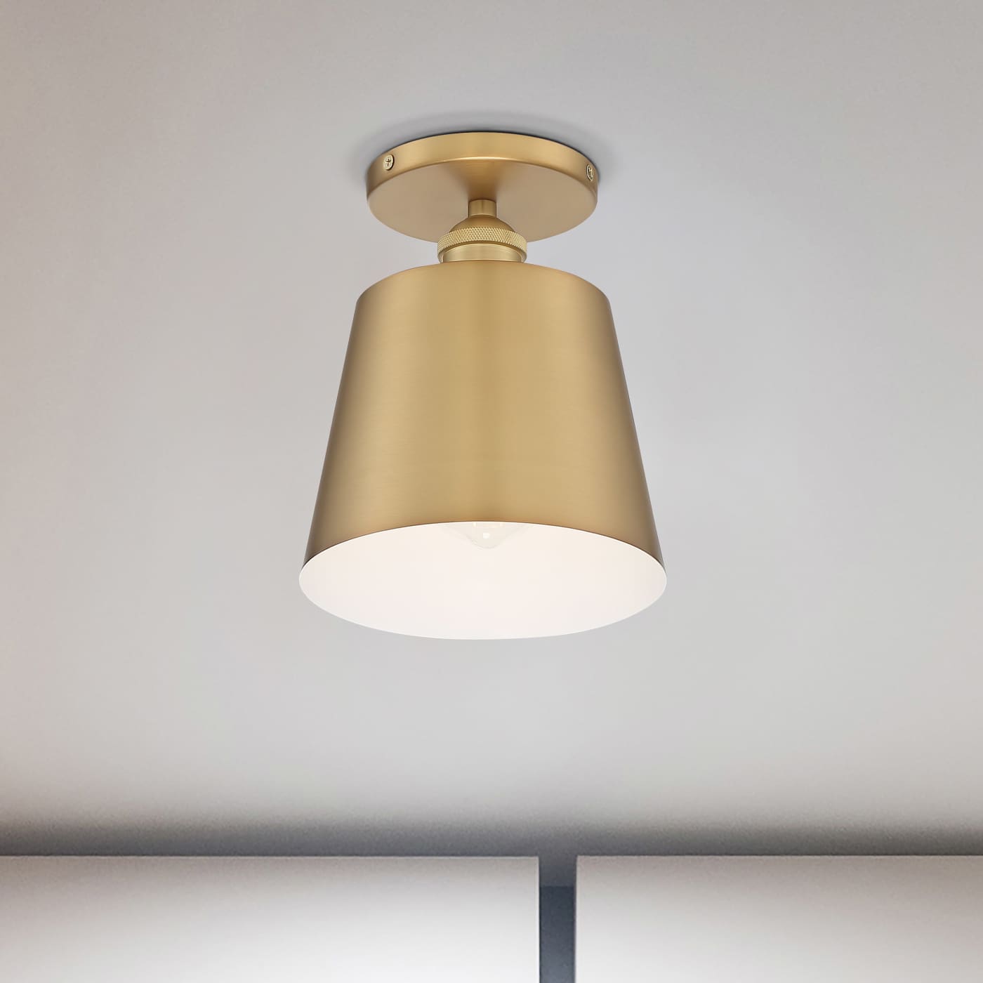 MOTIF 1LT 7" SEMI FLUSH - 60-7321