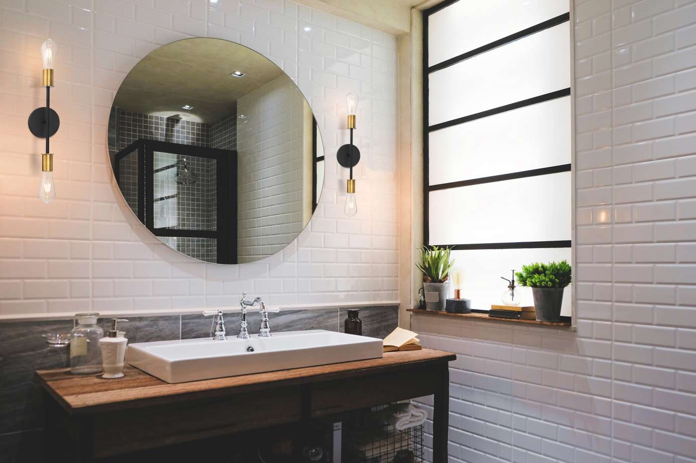 RYDER 2 LIGHT VANITY - 60-7342