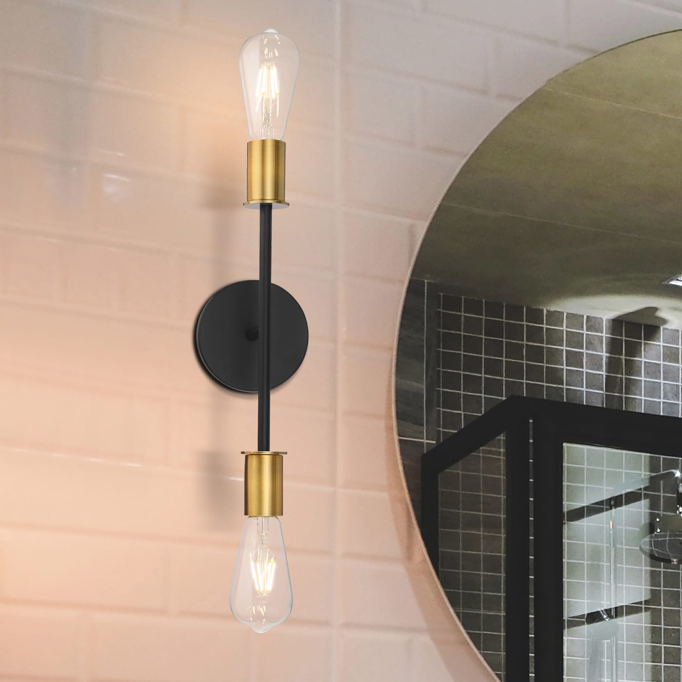 RYDER 2 LIGHT VANITY - 60-7342