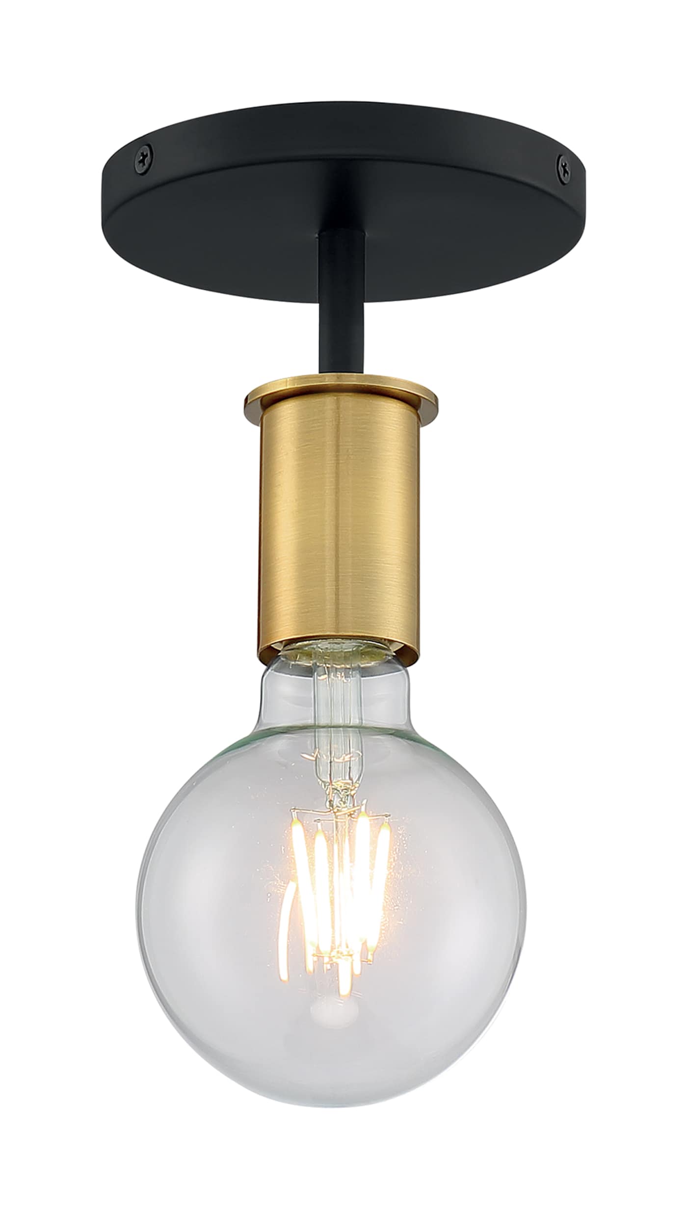 RYDER 1 LIGHT SEMI FLUSH - 60-7343