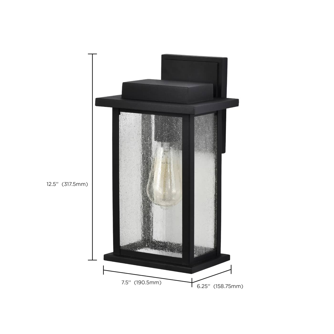 SULLIVAN 1 LT MED WALL LANTERN - 60-7375