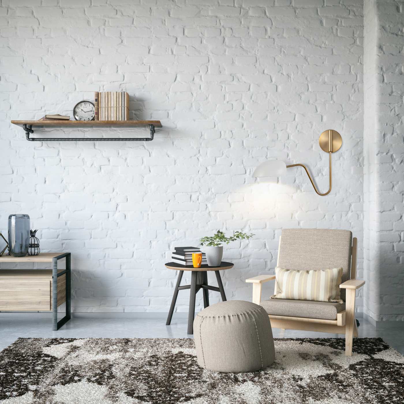 TRILBY 1 LIGHT WALL SCONCE - 60-7392