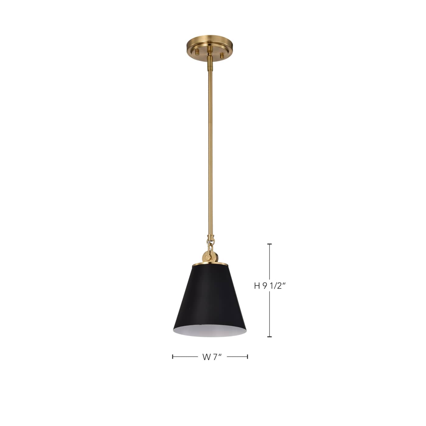 DOVER 1 LIGHT SMALL PENDANT - 60-7408