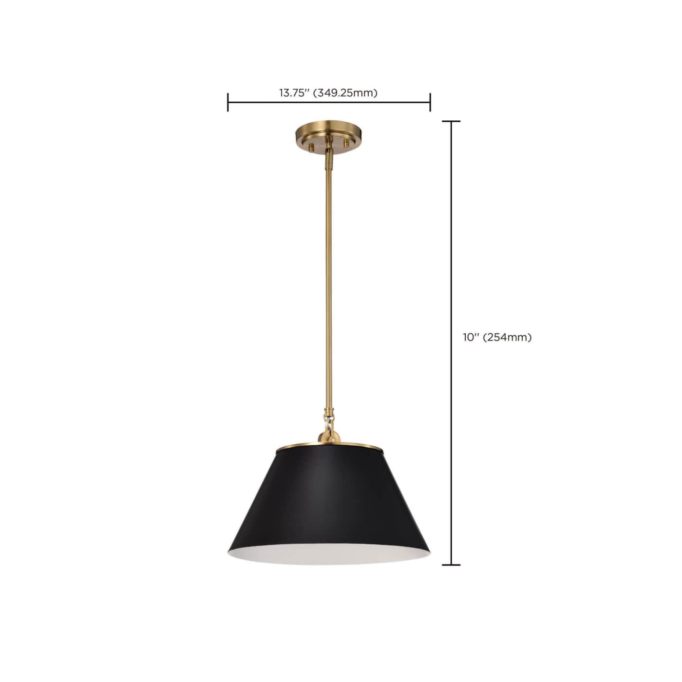 DOVER 1 LIGHT MEDIUM PENDANT - 60-7411