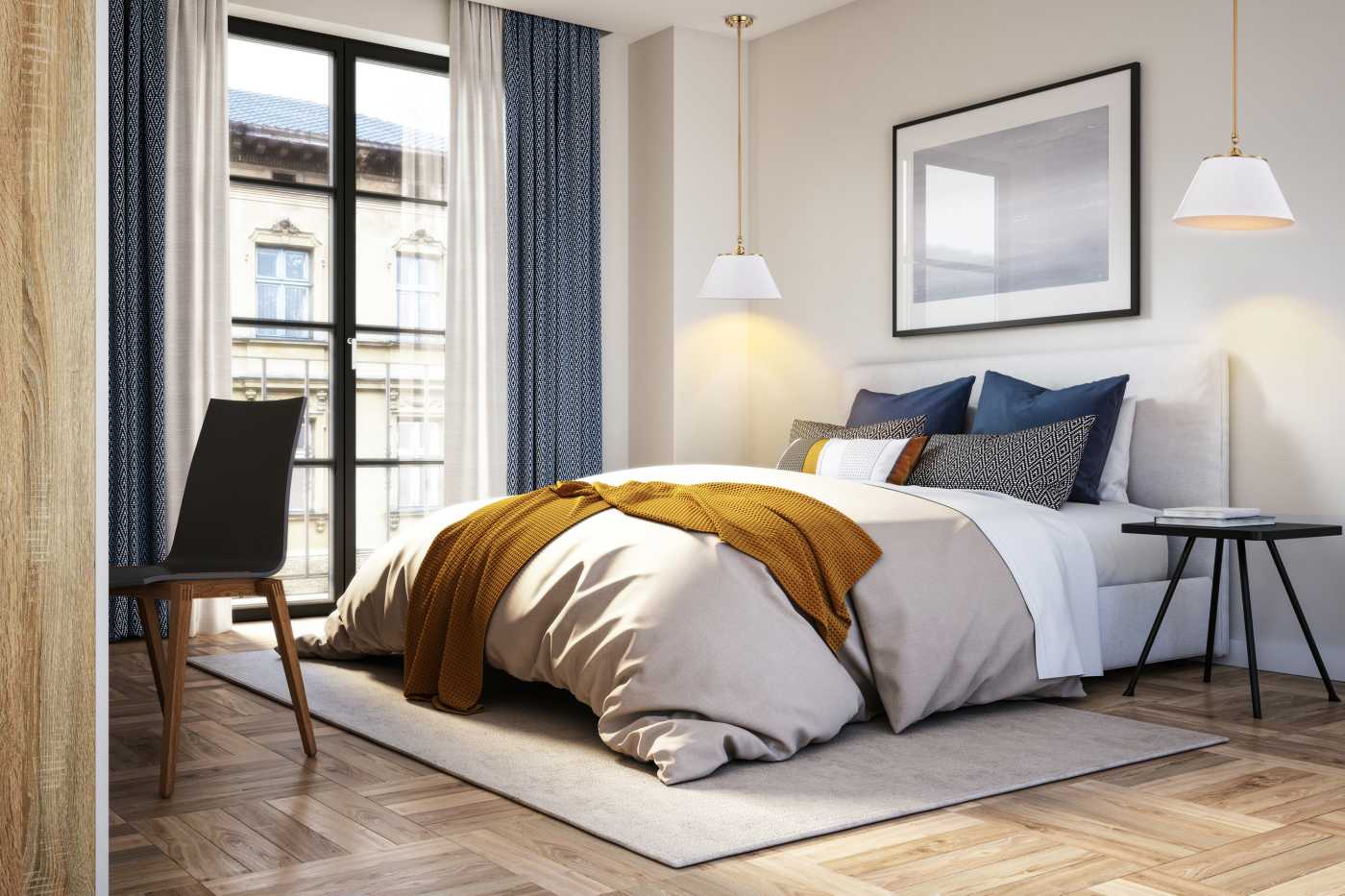 DOVER 1 LIGHT MEDIUM PENDANT - 60-7412