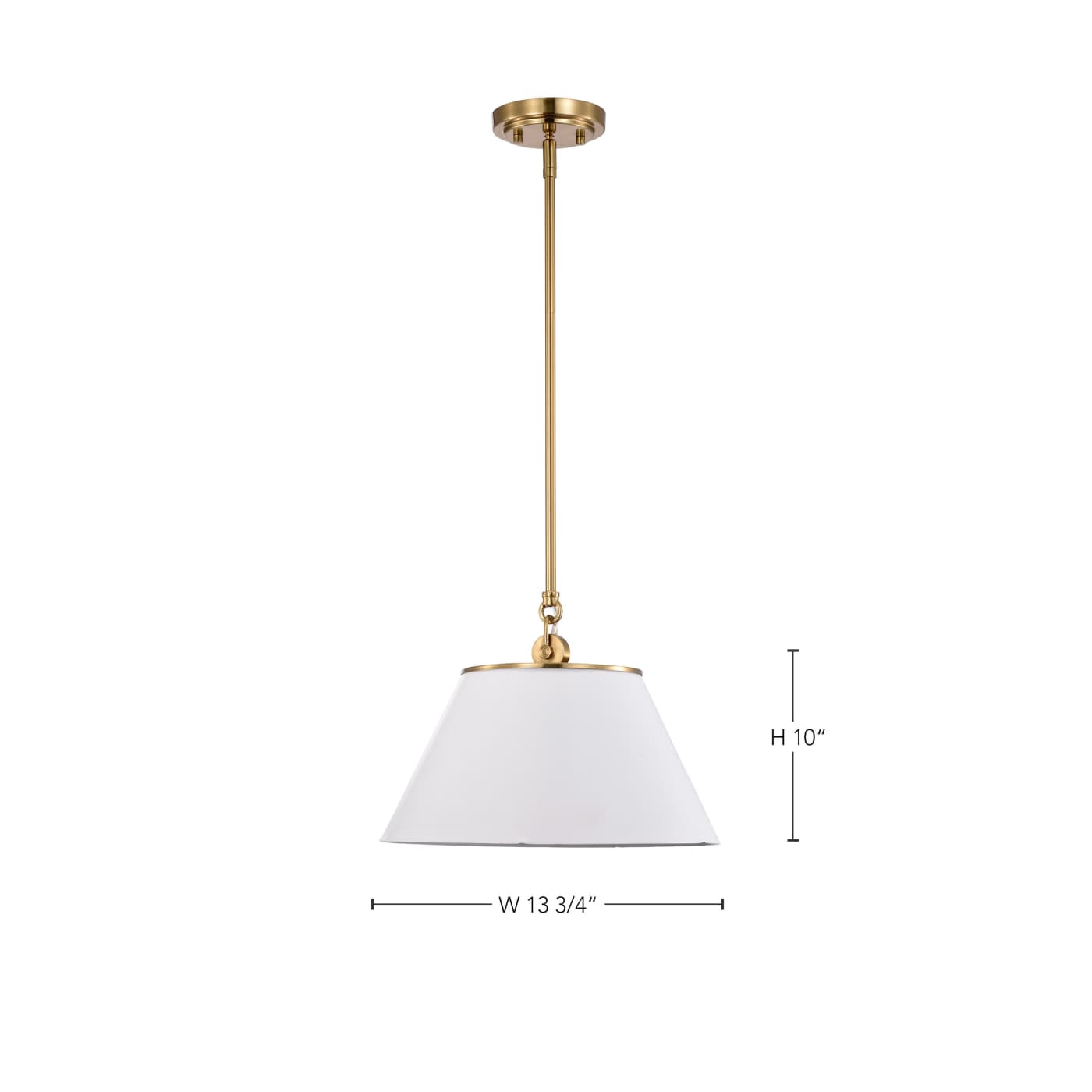DOVER 1 LIGHT MEDIUM PENDANT - 60-7412