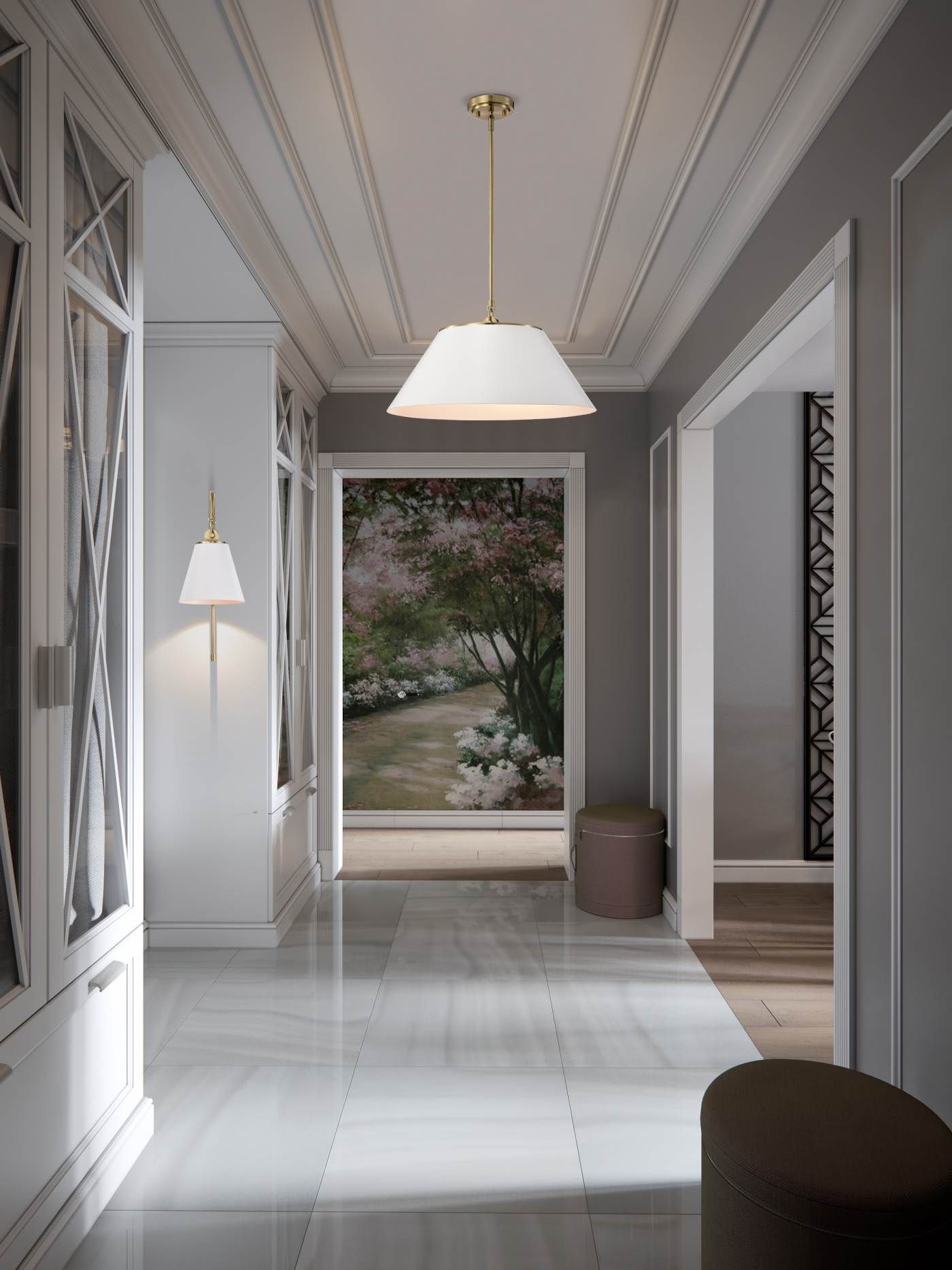 DOVER 3 LIGHT LARGE PENDANT - 60-7415