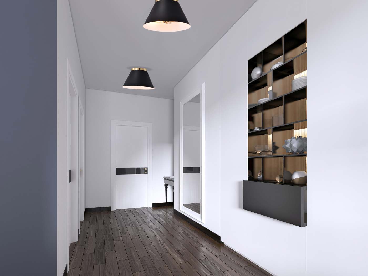 DOVER 3 LIGHT SMALL FLUSH - 60-7417