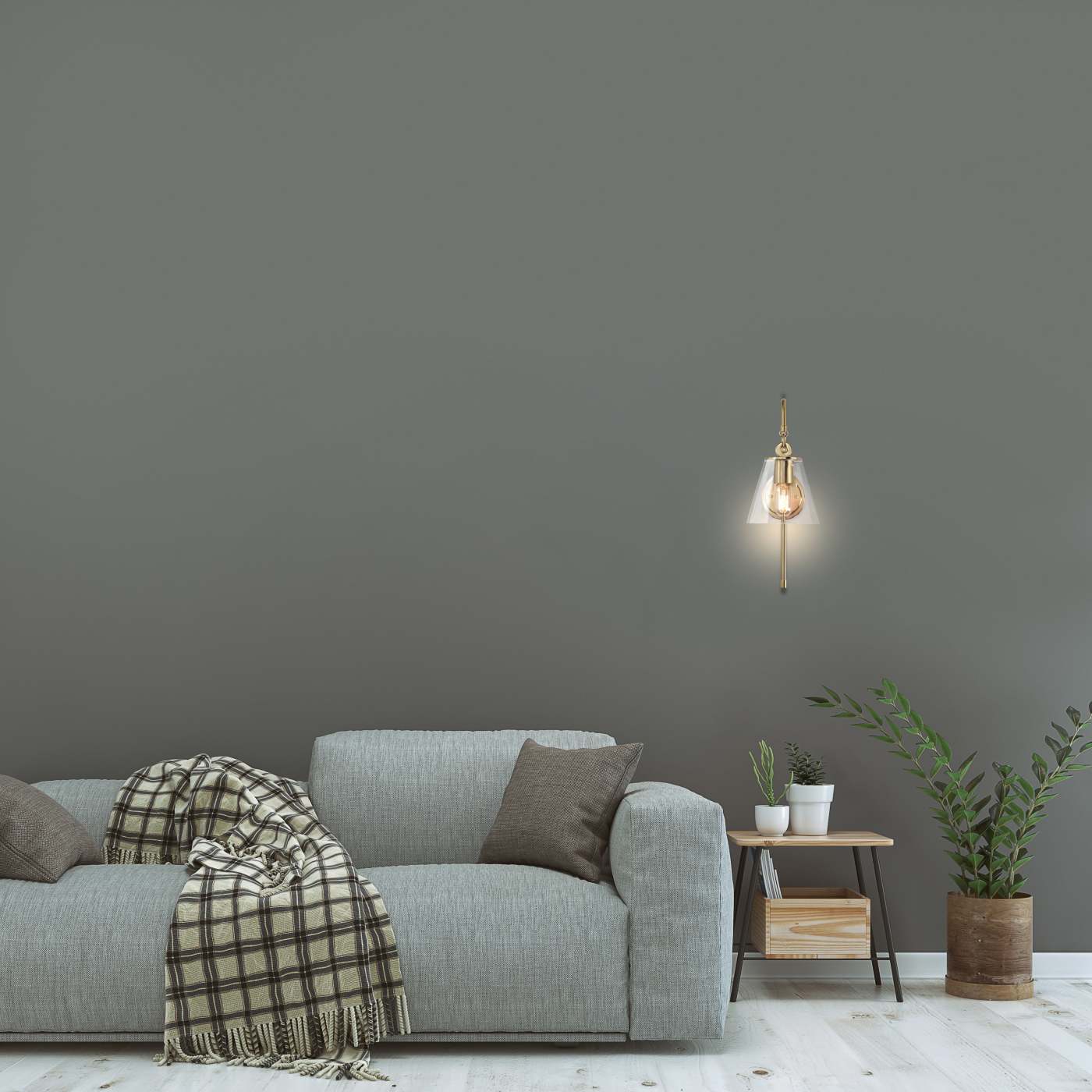 DOVER 1 LIGHT WALL SCONCE - 60-7449