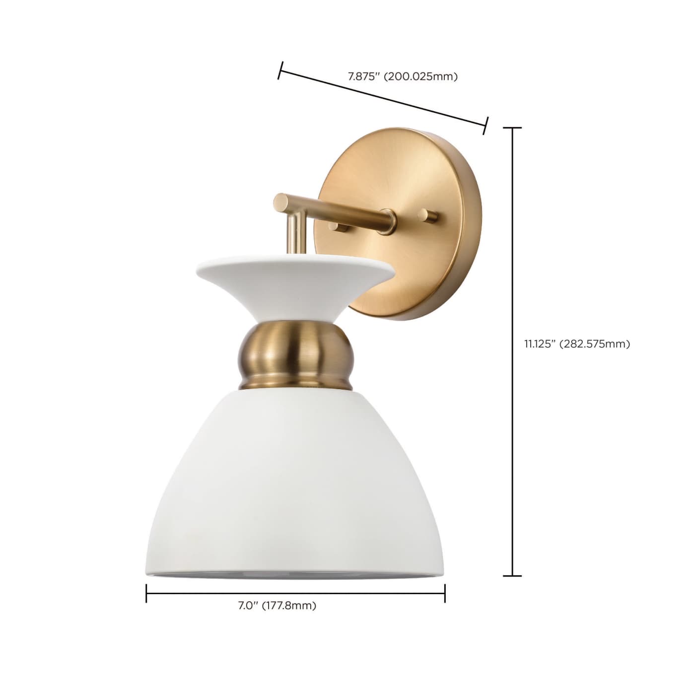 PERKINS 1 LIGHT WALL SCONCE - 60-7459