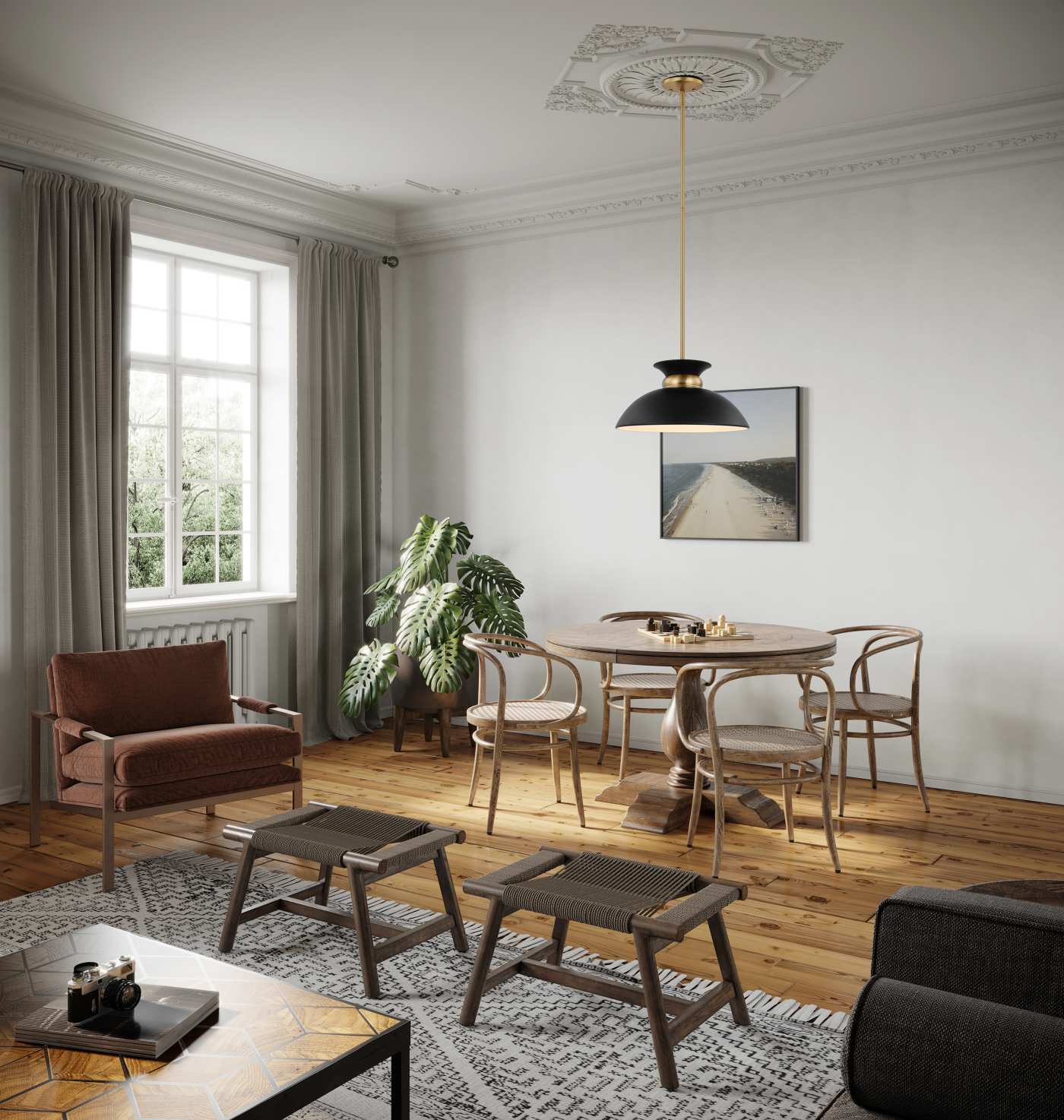 PERKINS 1 LT SMALL PENDANT - 60-7460