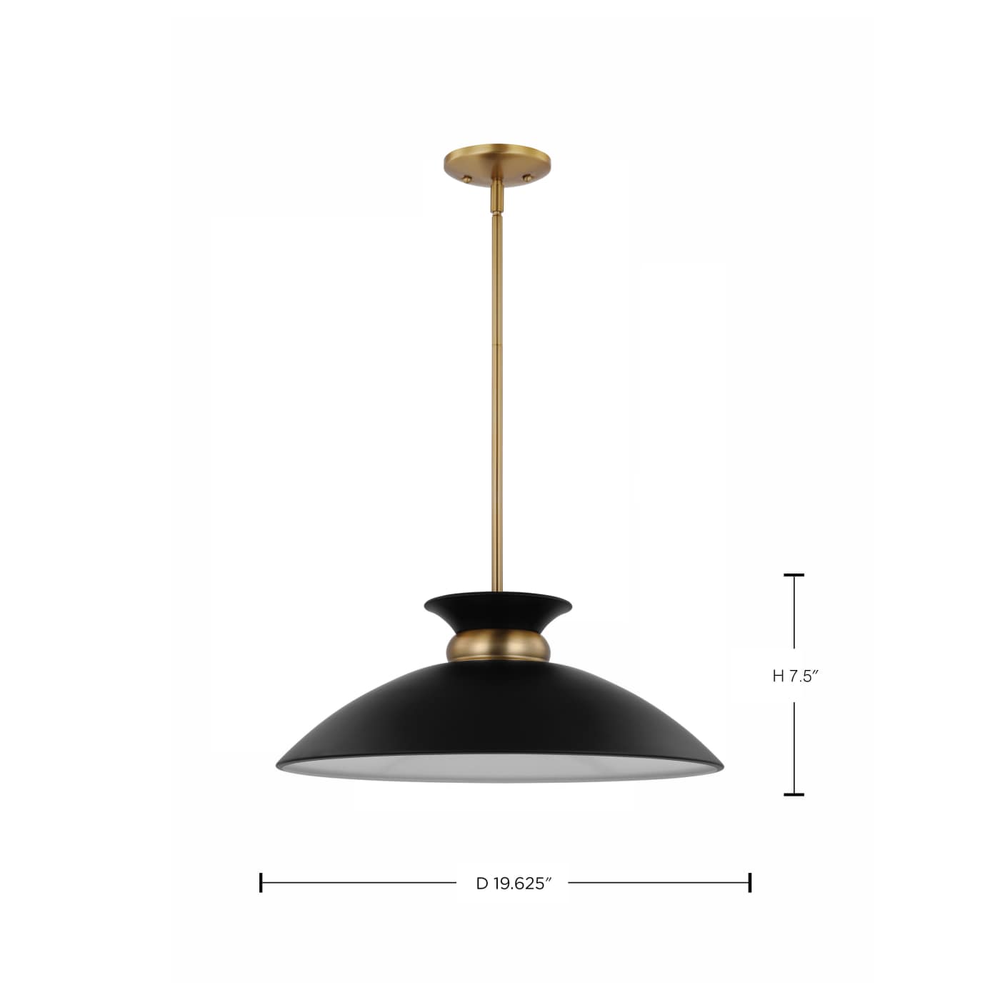 PERKINS 1 LT MEDIUM PENDANT - 60-7461