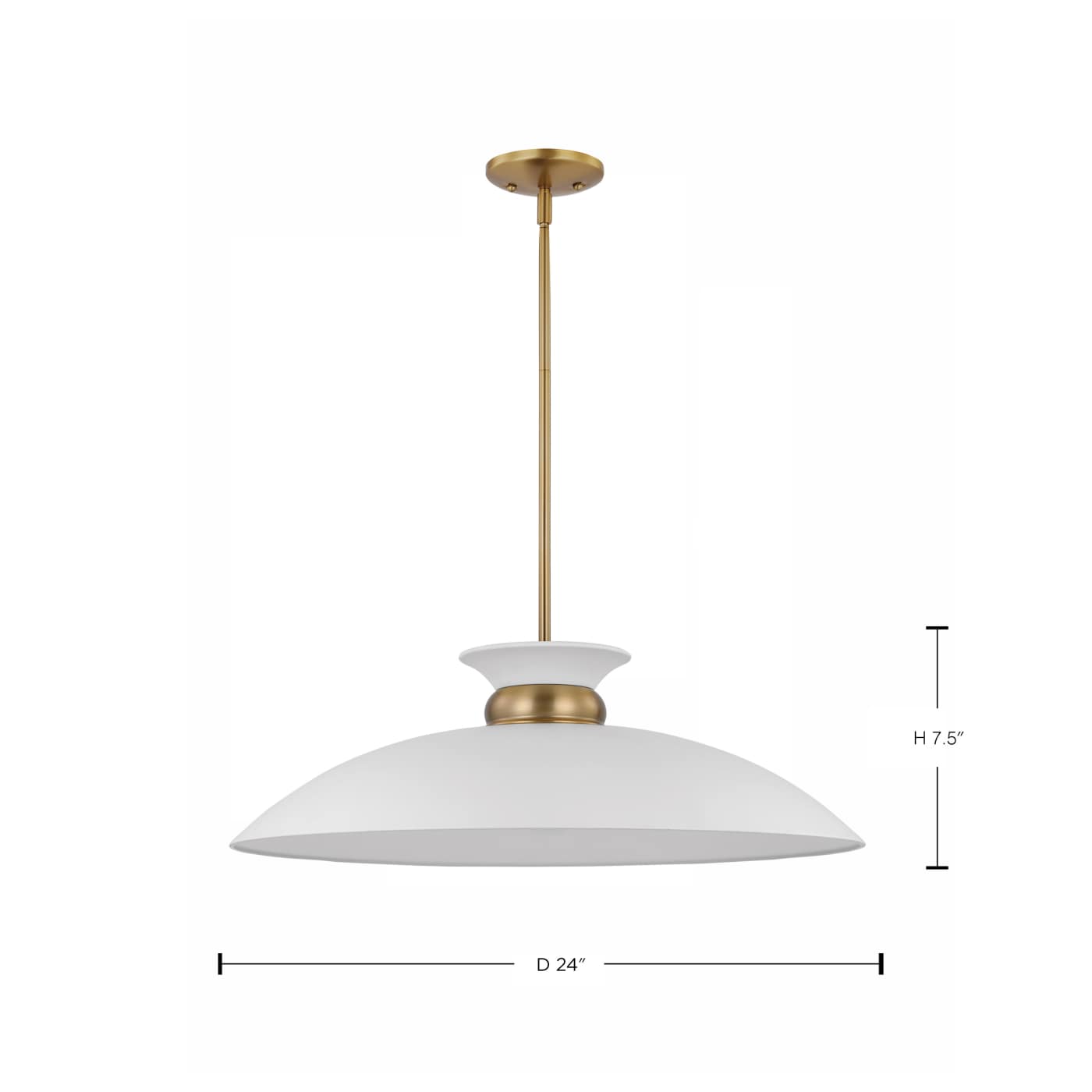 PERKINS 1 LT LARGE PENDANT - 60-7465