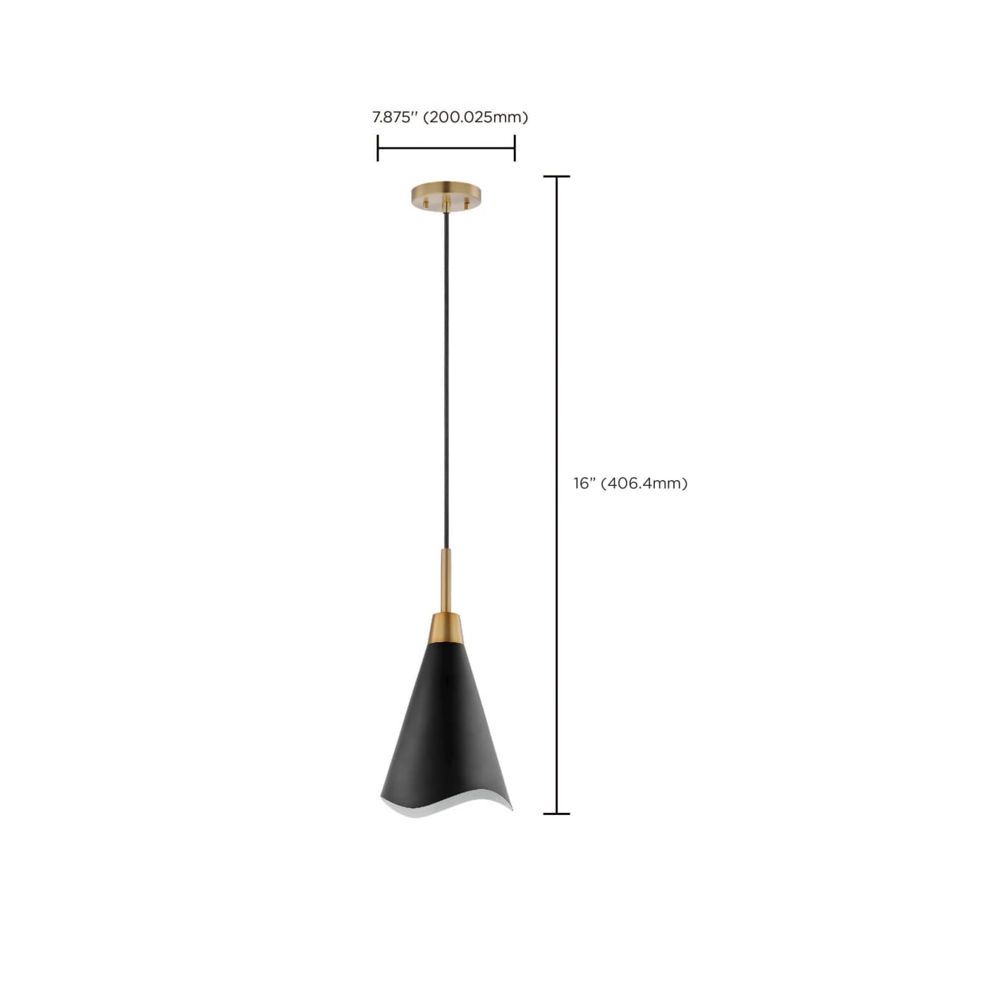 TANGO 1 LIGHT SMALL PENDANT - 60-7470
