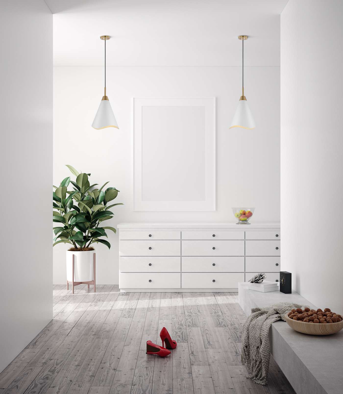 TANGO 1 LIGHT MEDIUM PENDANT - 60-7474