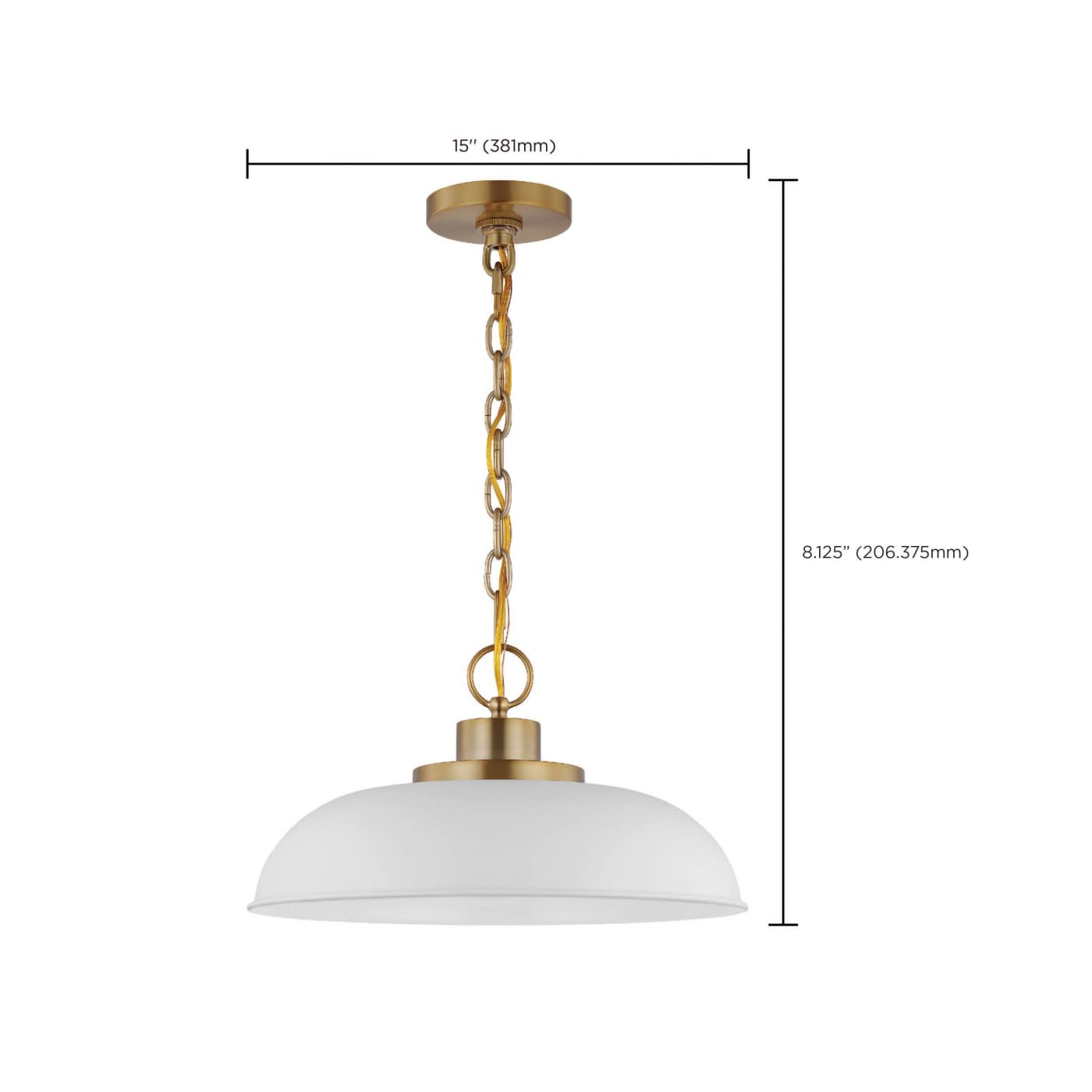 COLONY 1 LIGHT SMALL PENDANT - 60-7480
