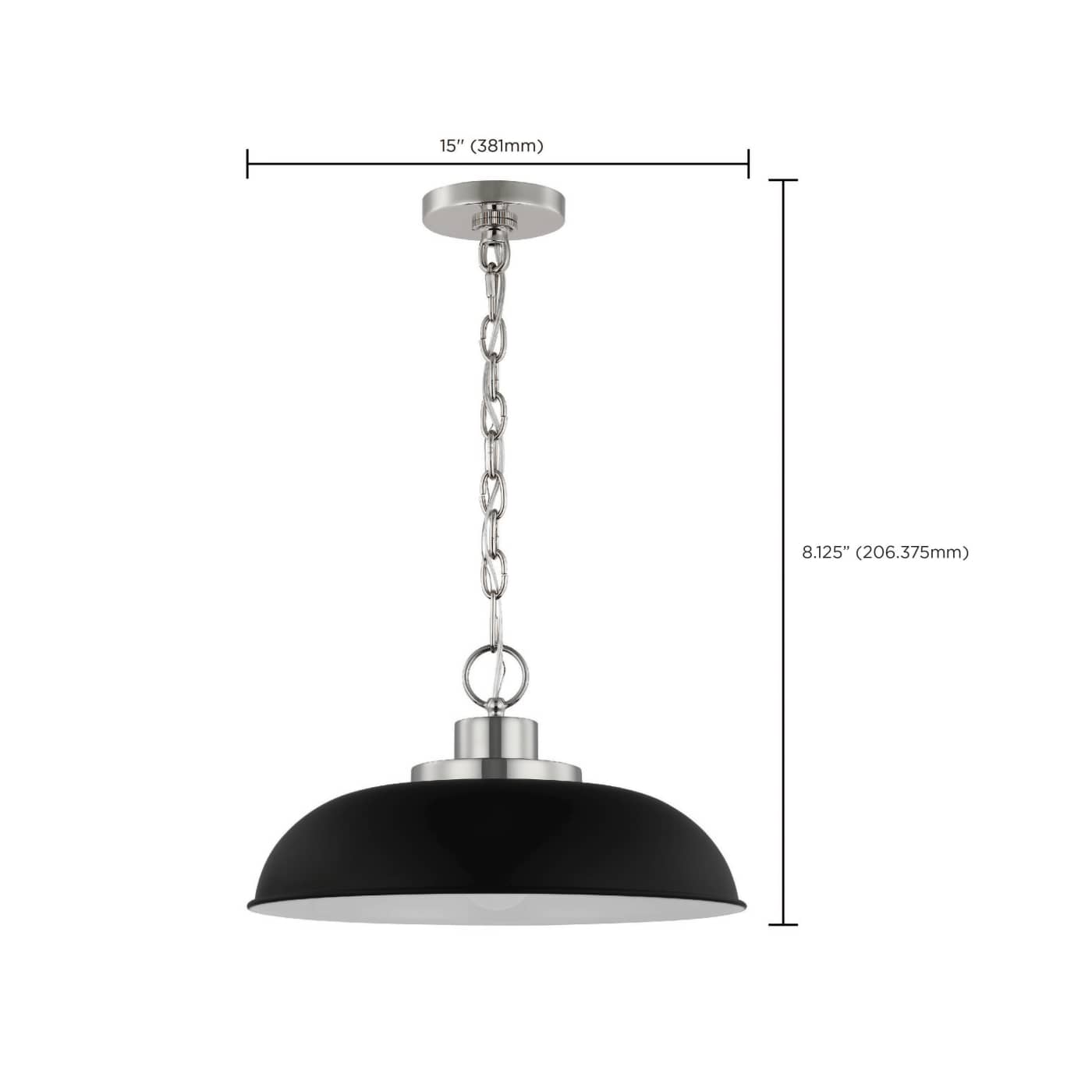 COLONY 1 LIGHT SMALL PENDANT - 60-7482
