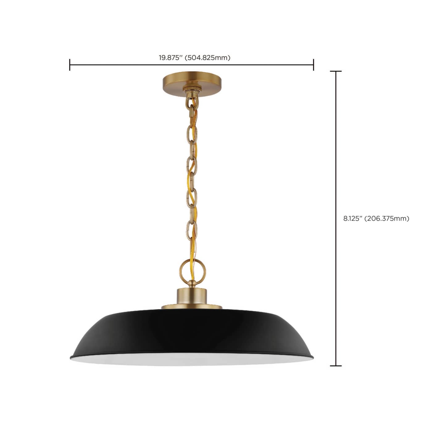COLONY 1 LIGHT MEDIUM PENDANT - 60-7484