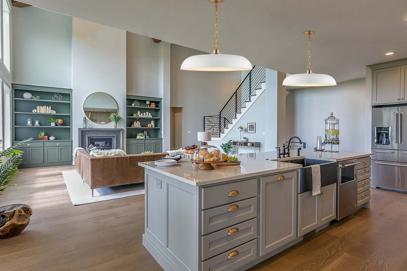 COLONY 1 LIGHT LARGE PENDANT - 60-7486