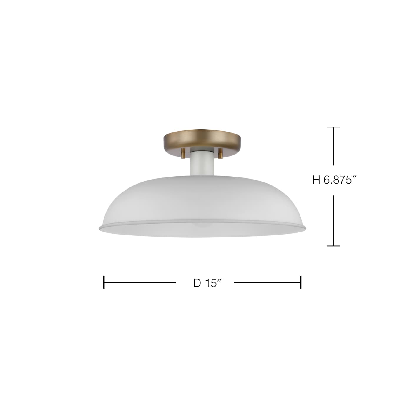 COLONY 1 LIGHT SMALL FLUSH - 60-7490