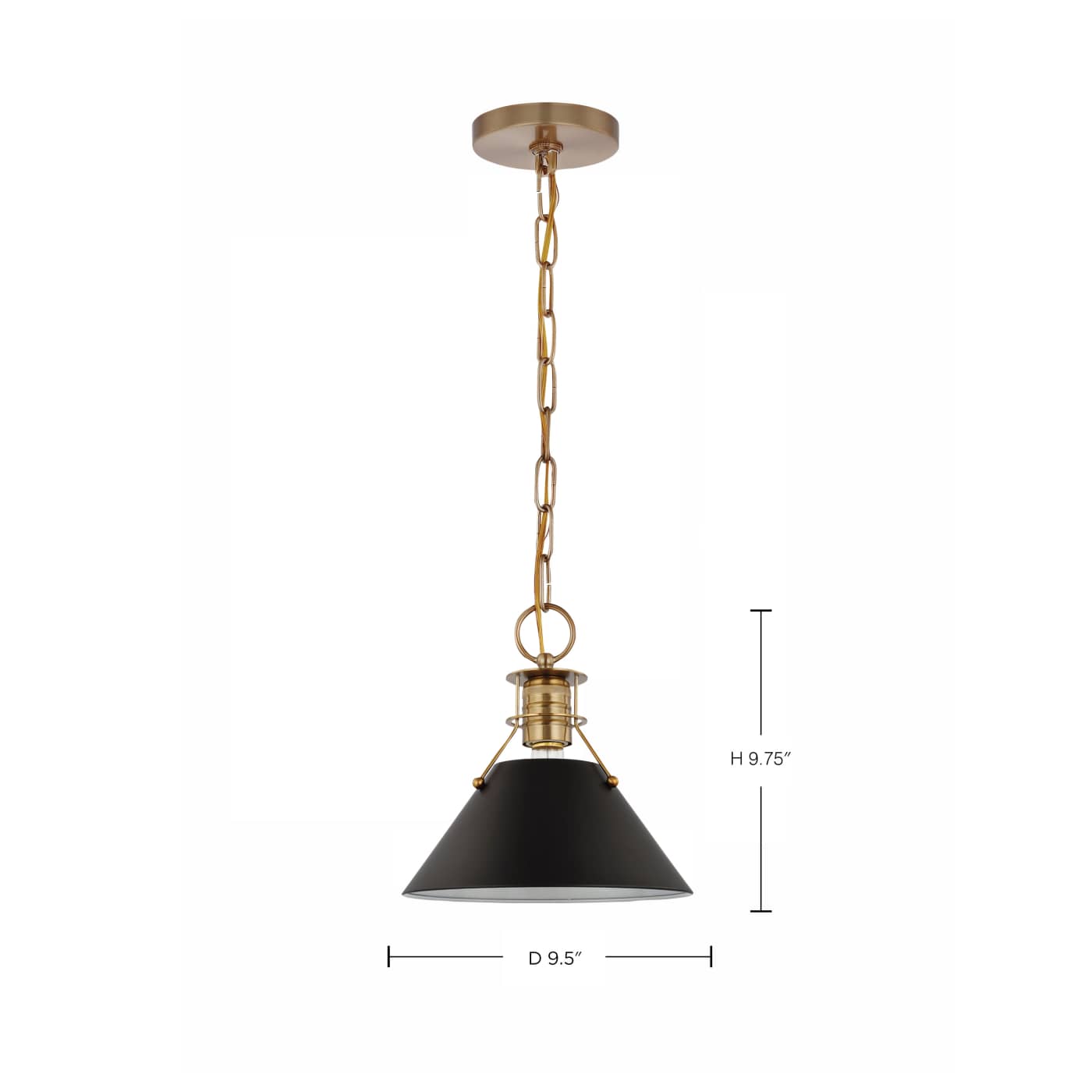 OUTPOST 1 LIGHT SMALL PENDANT - 60-7521