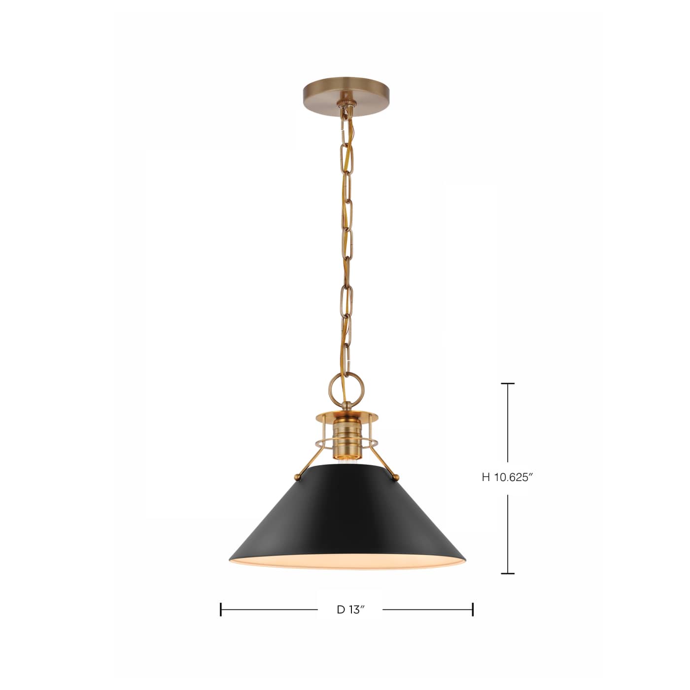 OUTPOST 1 LIGHT MEDIUM PENDANT - 60-7523