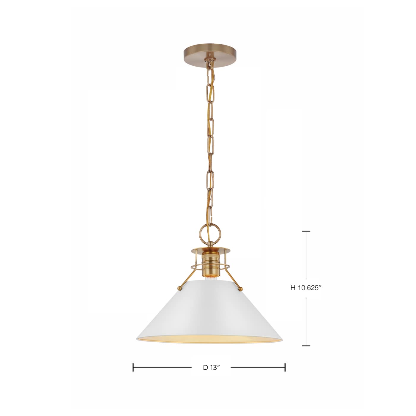 OUTPOST 1 LIGHT MEDIUM PENDANT - 60-7524