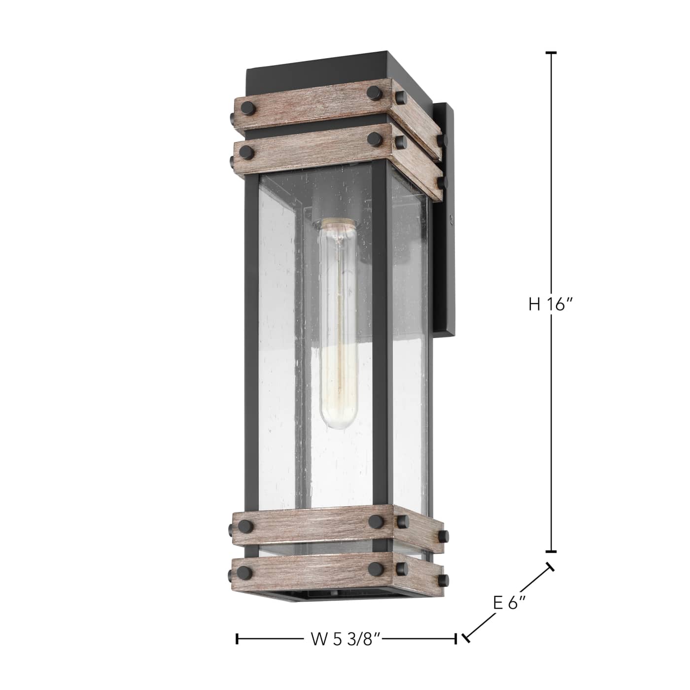 HOMESTEAD 1 LT MD WALL LANTERN - 60-7541