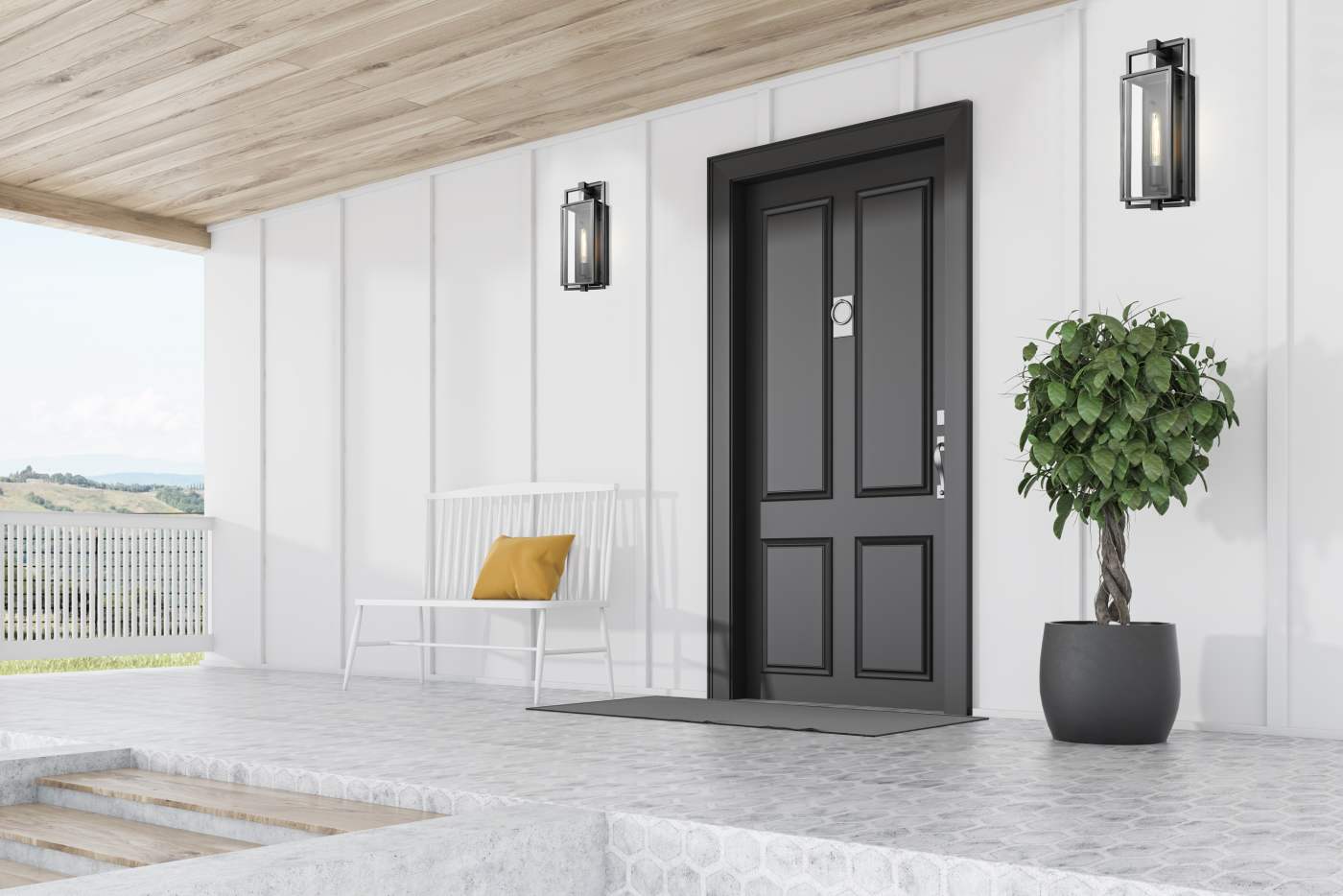 EXHIBIT 1 LT LG WALL LANTERN - 60-7545