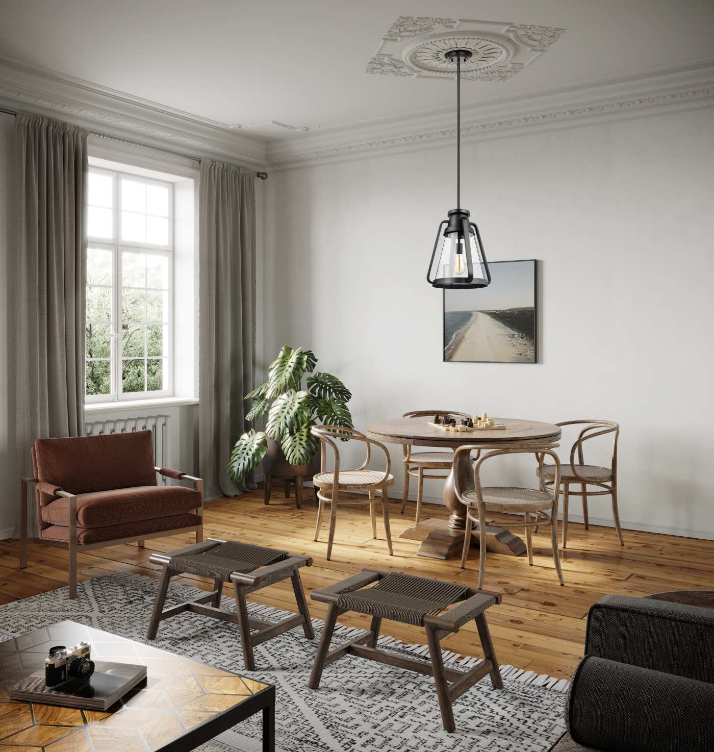 EVERETT 1 LT 10" PENDANT - 60-7552