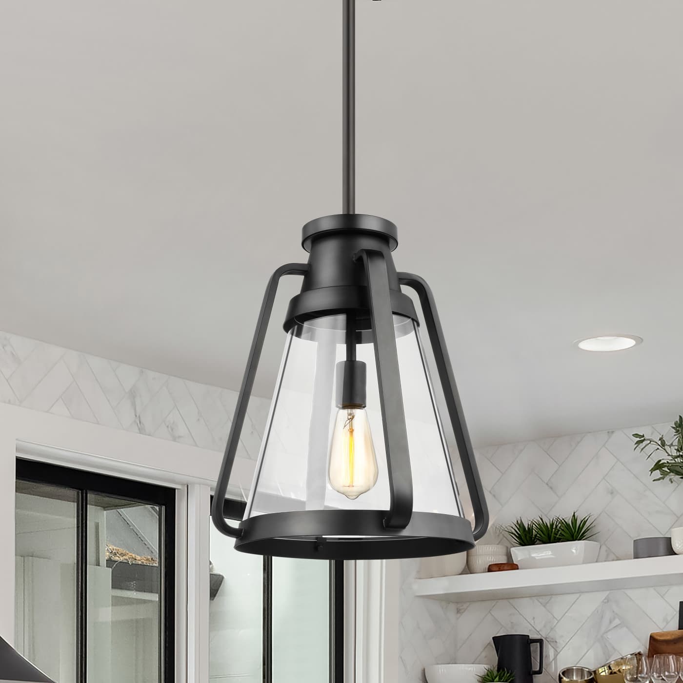 EVERETT 1 LT 14" PENDANT - 60-7553