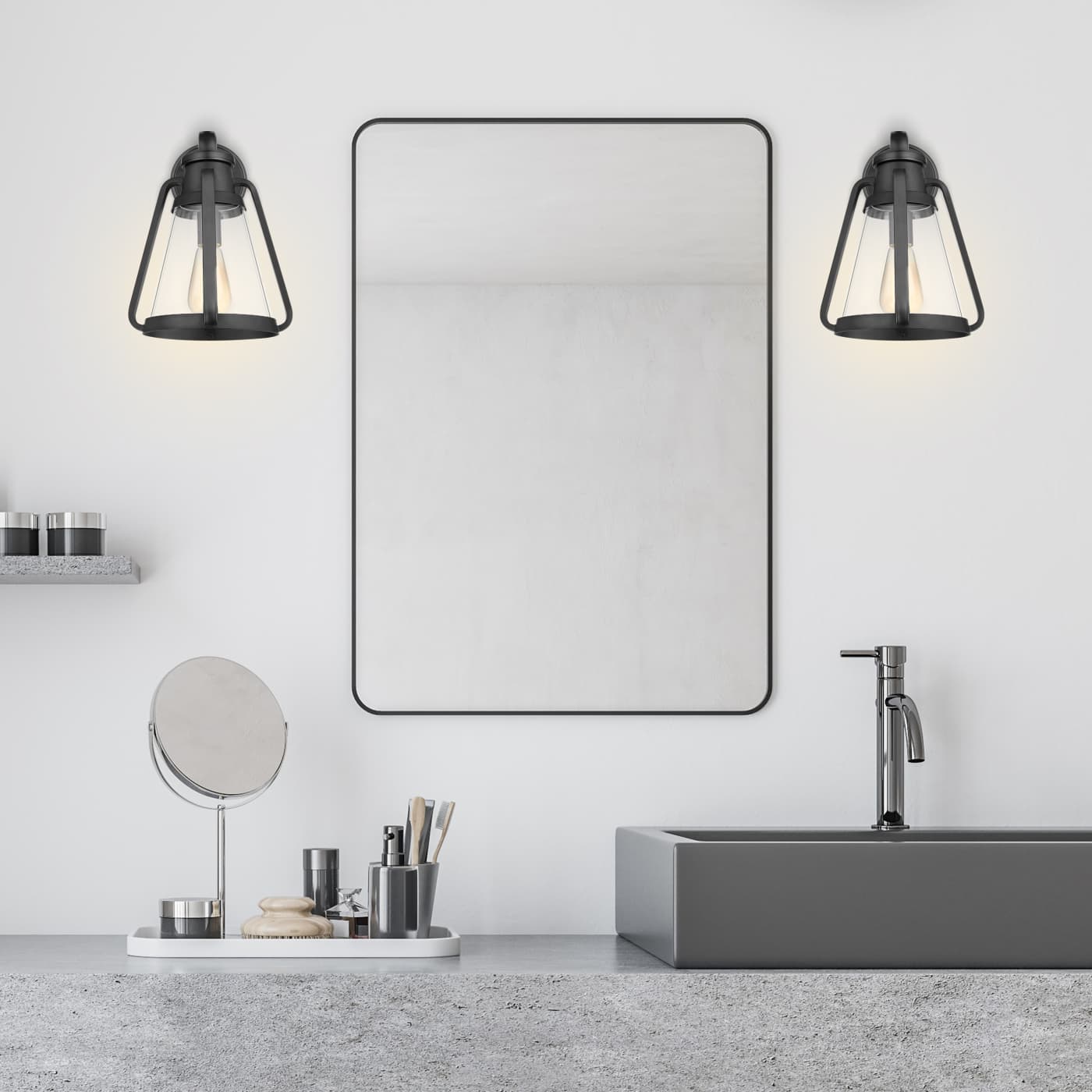 EVERETT 1 LT LARGE WALL SCONCE - 60-7556