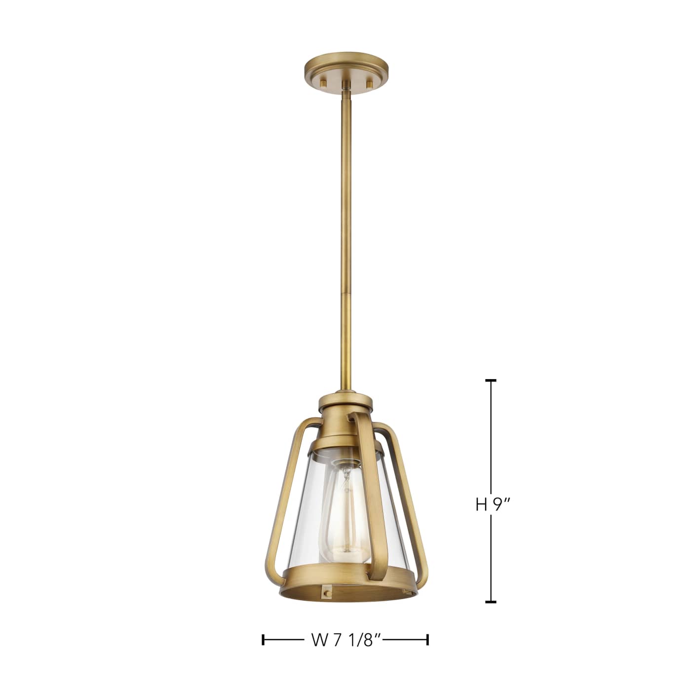 EVERETT 1 LT 7" MINI PENDANT - 60-7561
