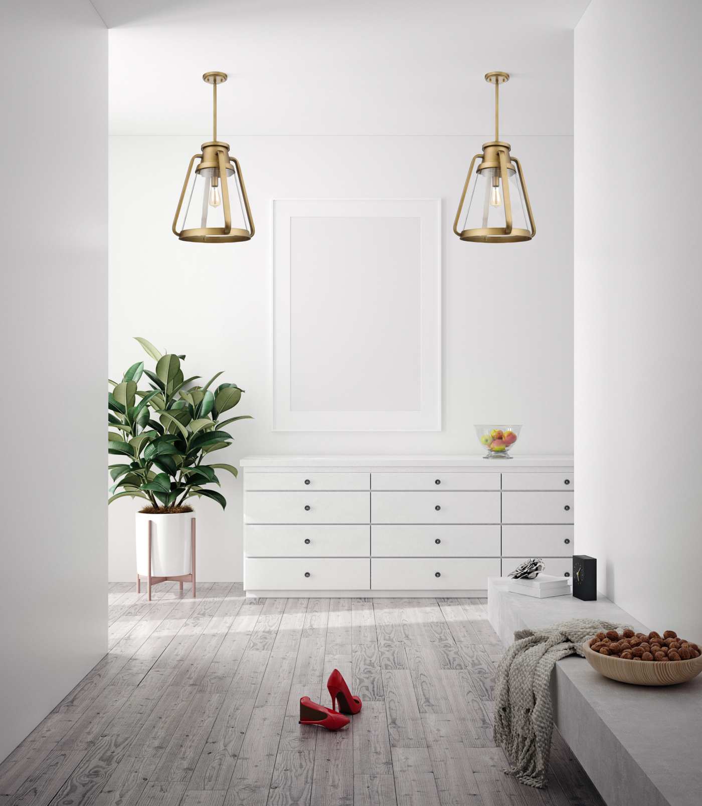 EVERETT 1 LT 18" PENDANT - 60-7564