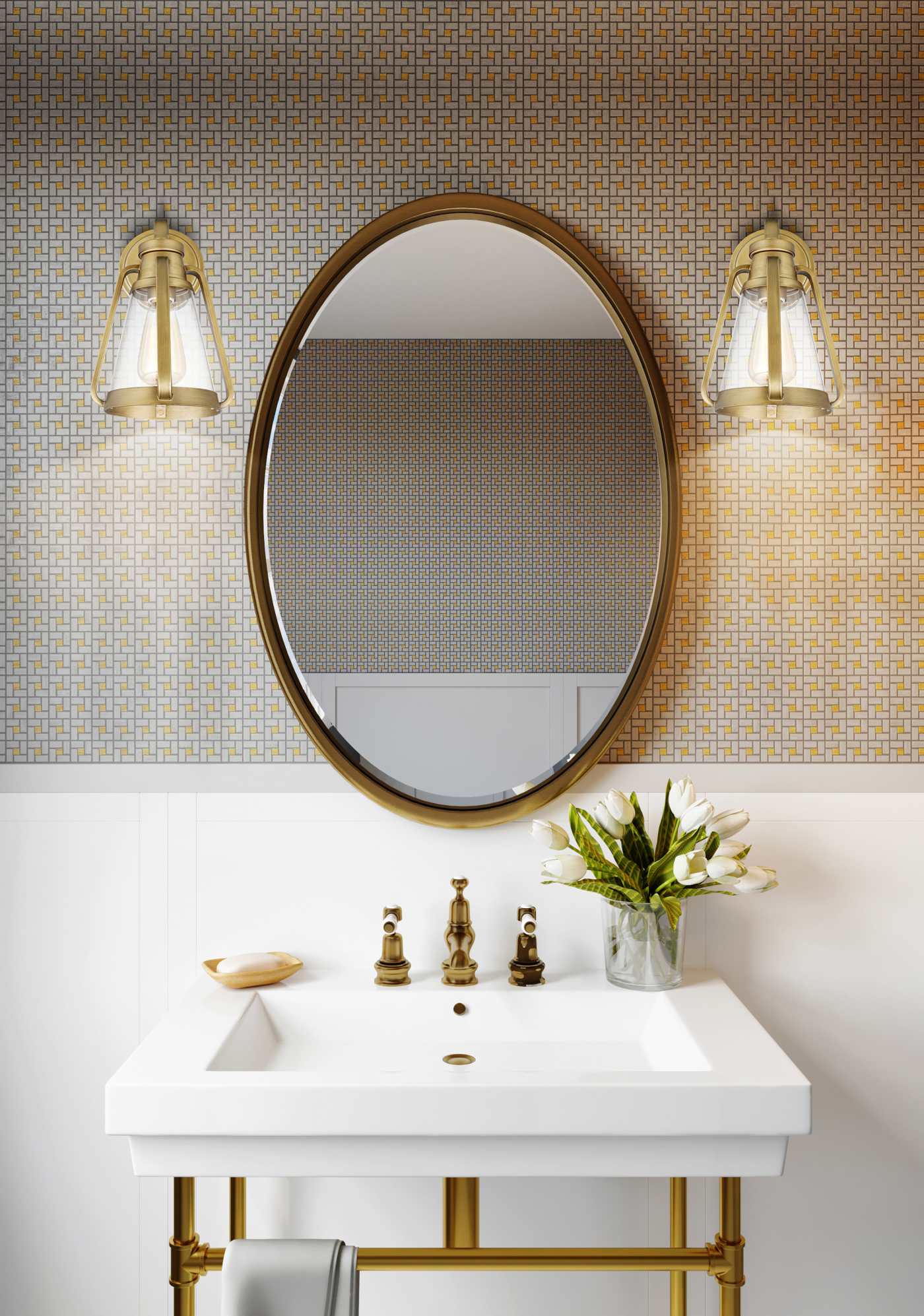 EVERETT 1 LT SMALL WALL SCONCE - 60-7565