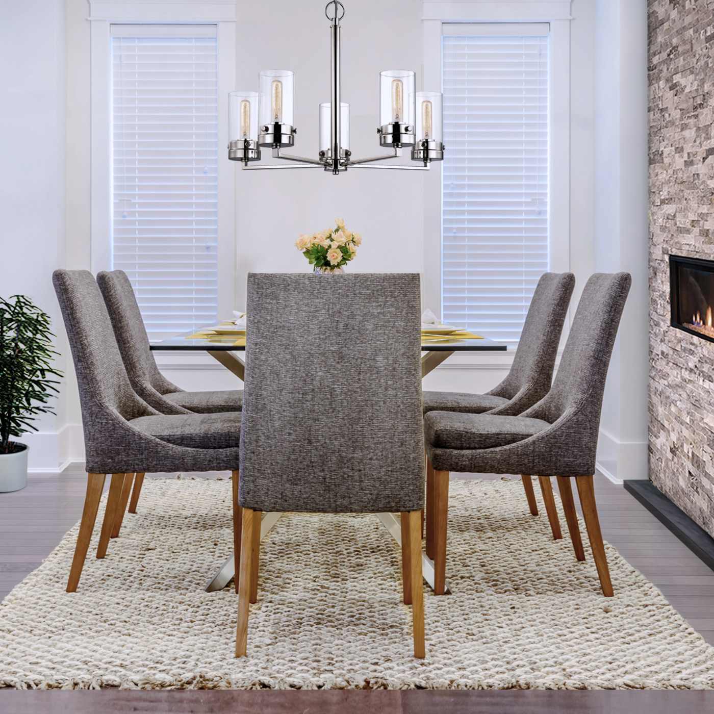 INTERSECTION 5LT CHANDELIER - 60-7635