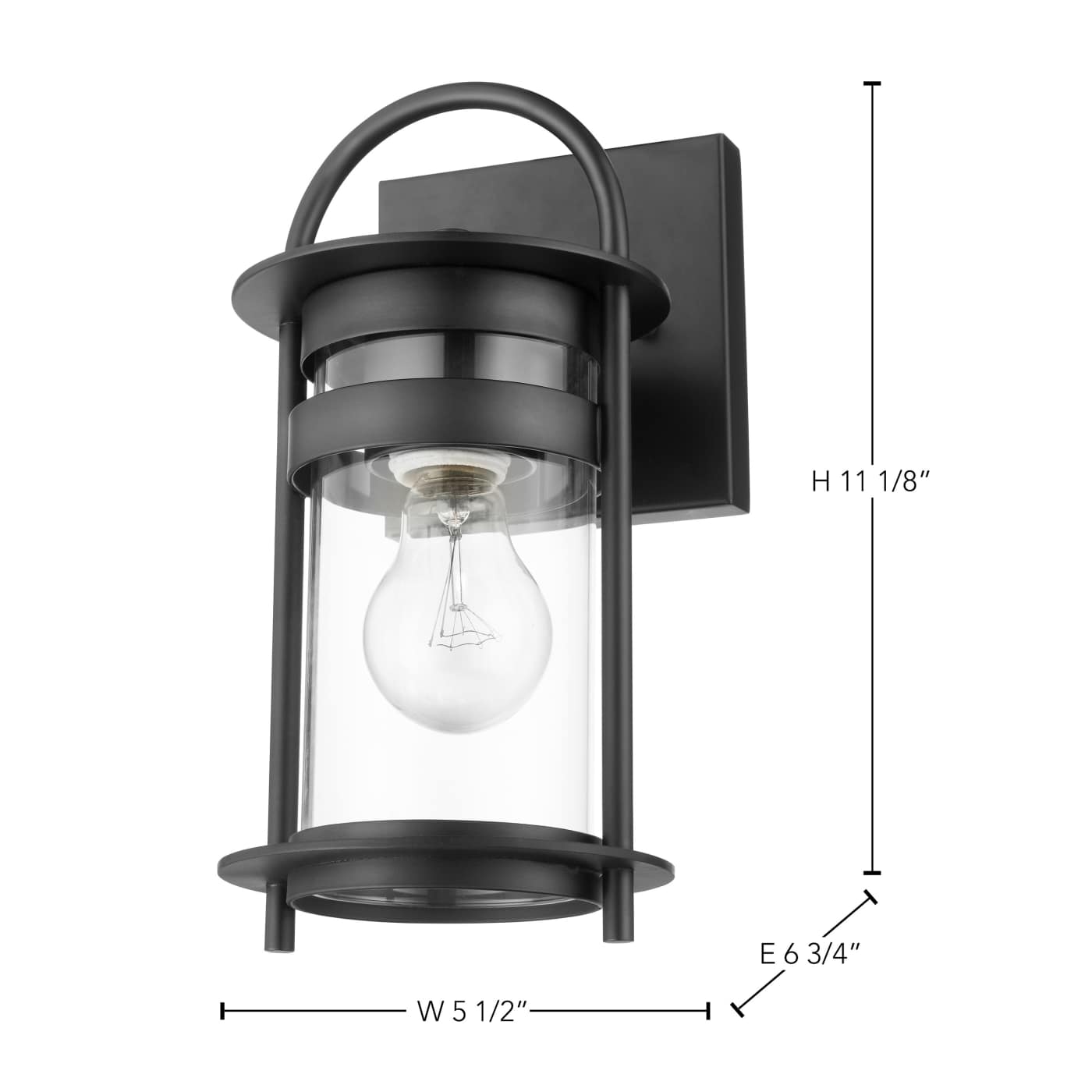 BRACER 1 LT SMALL WALL LANTERN - 60-7640
