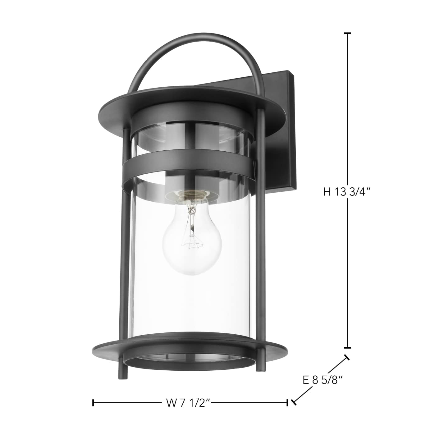 BRACER 1 LT MED WALL LANTERN - 60-7641
