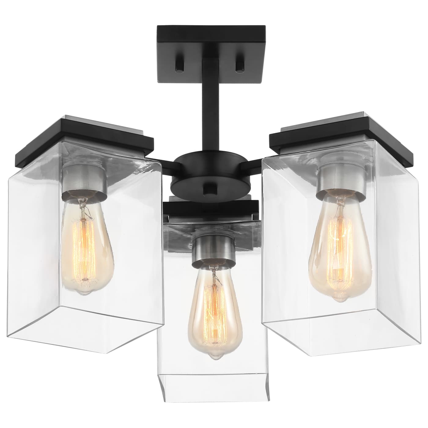 CROSSROADS 3 LT SEMI FLUSH - 60-7658