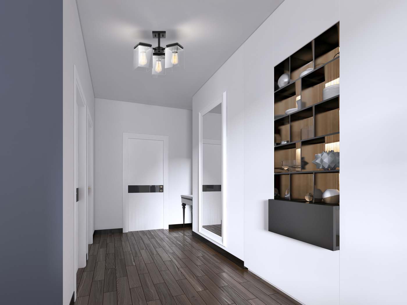 CROSSROADS 3 LT SEMI FLUSH - 60-7658