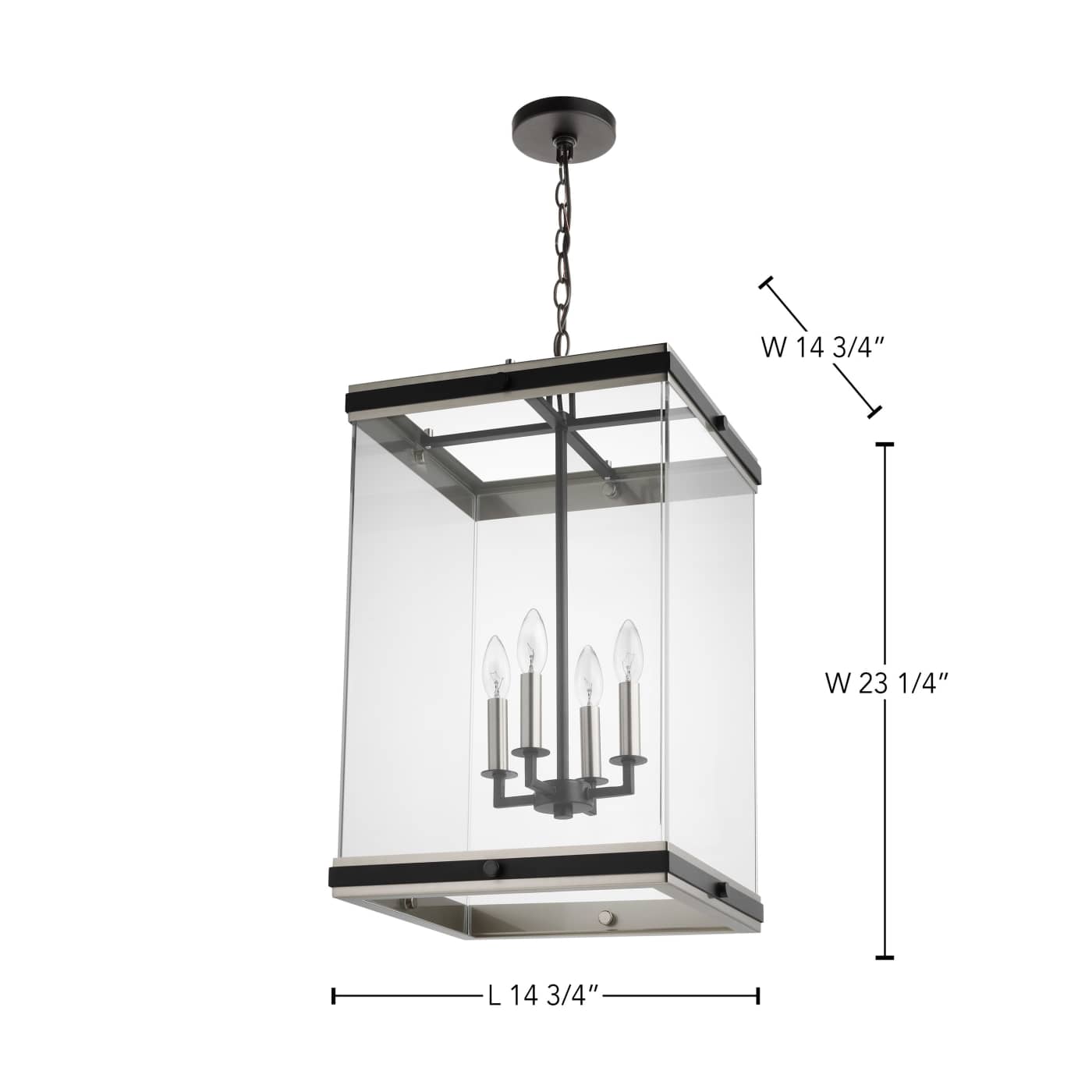 CROSSROADS 4 LT FOYER PENDANT - 60-7659