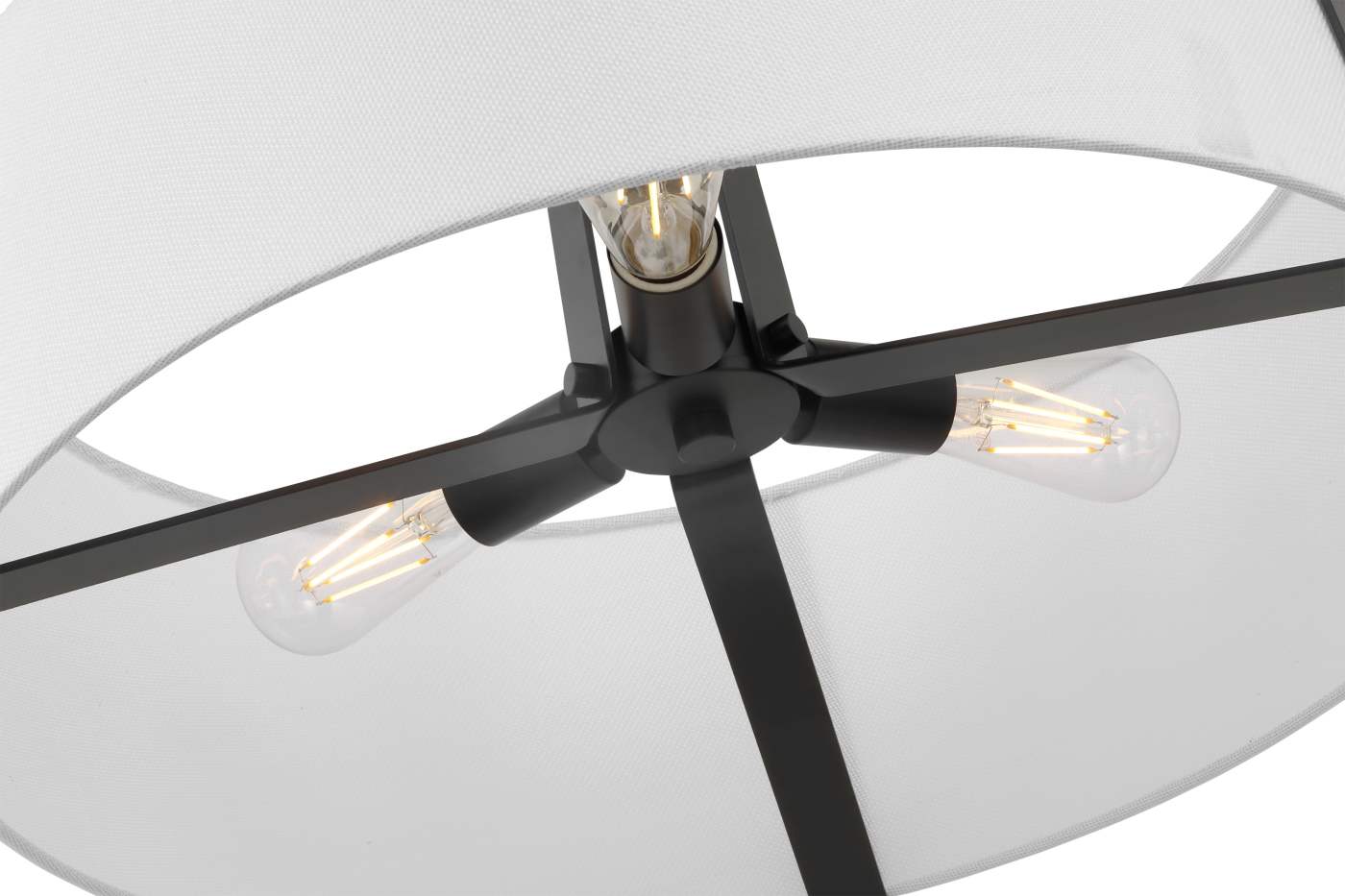 FLYNN 3LT PENDANT BLACK - 60-7678