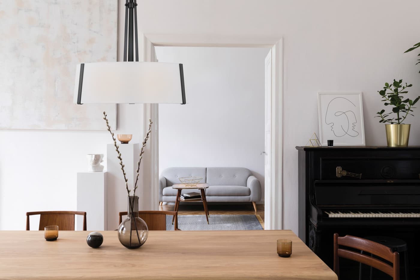 FLYNN 3LT PENDANT BLACK - 60-7678