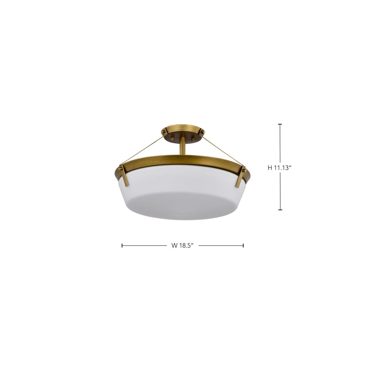 ROWEN 4 LIGHT SEMI FLUSH - 60-7752