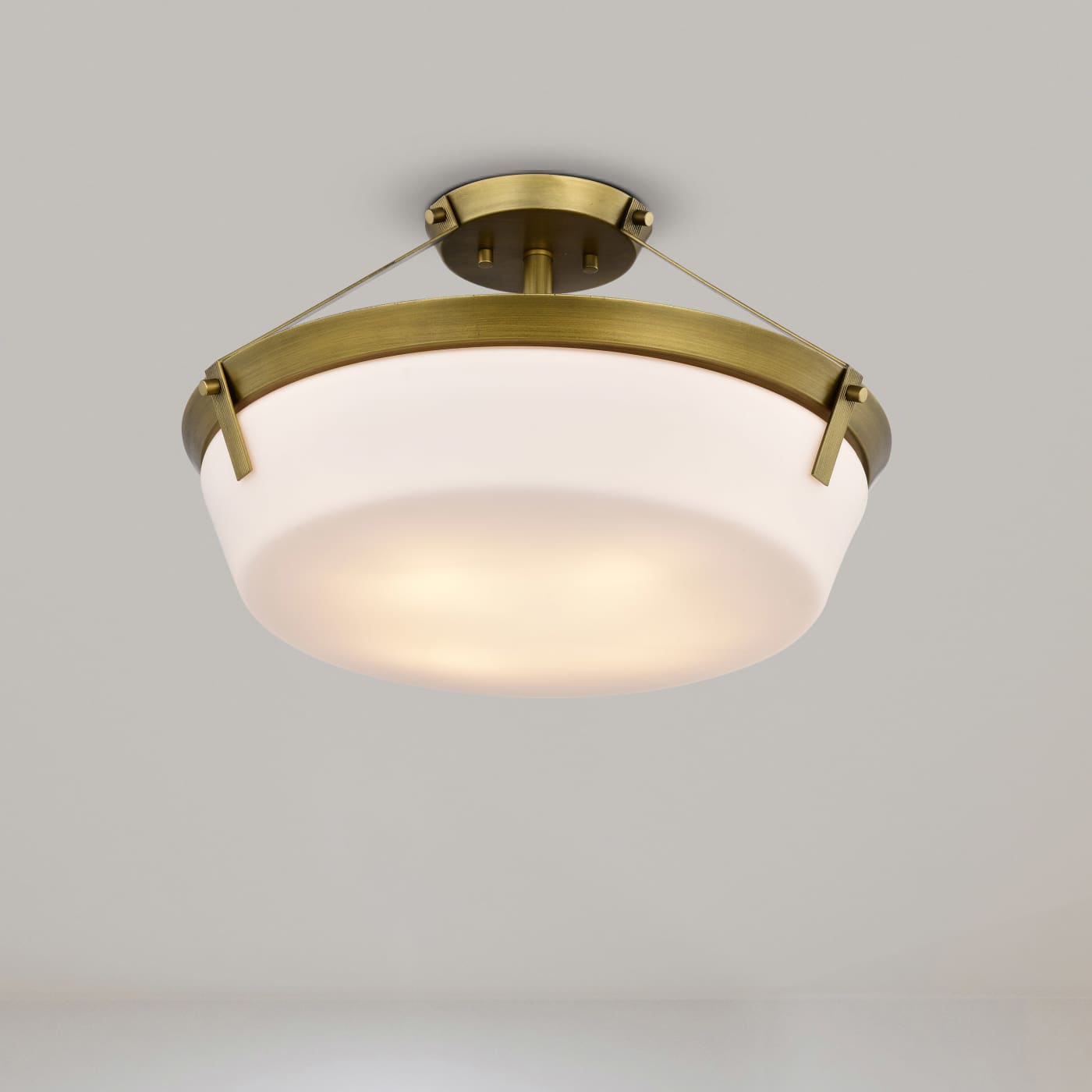 ROWEN 3 LIGHT SEMI FLUSH - 60-7753