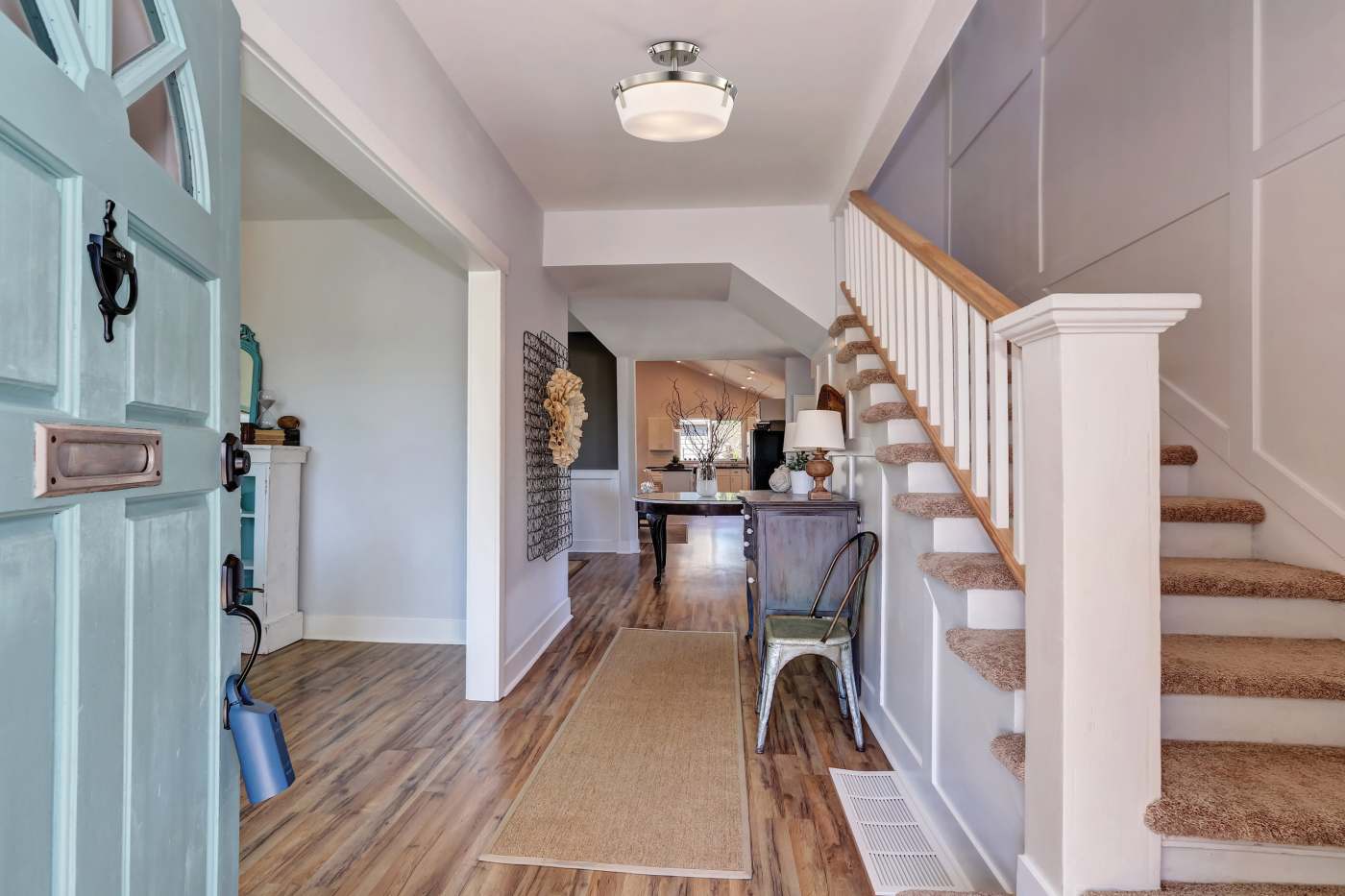 ROWEN 3 LIGHT SEMI FLUSH - 60-7763