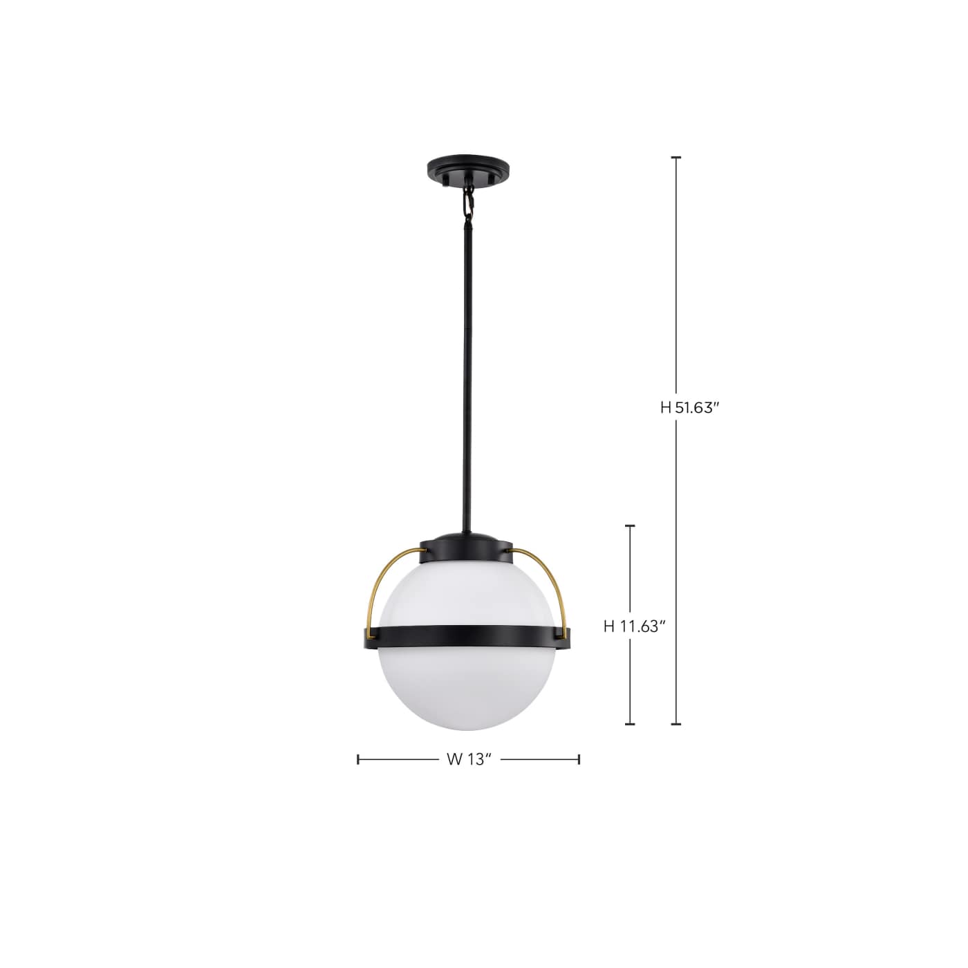 LAKESHORE 1 LT MEDIUM PENDANT - 60-7774