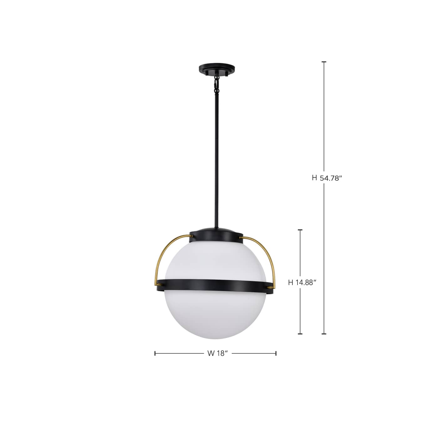 LAKESHORE 1 LT LARGE PENDANT - 60-7775
