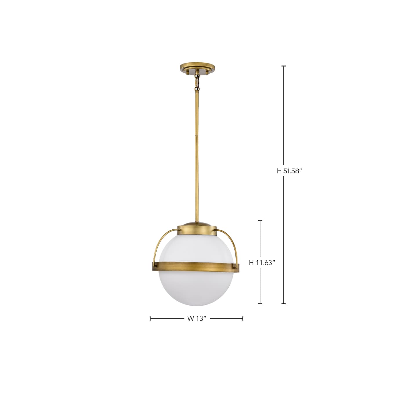 LAKESHORE 1 LT MEDIUM PENDANT - 60-7784