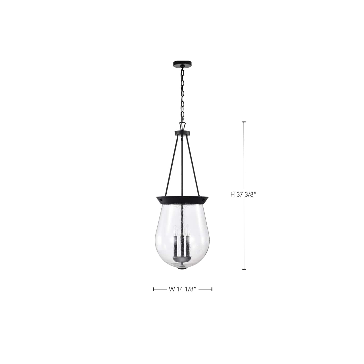 BOLIVER 3 LIGHT 14" PENDANT - 60-7803